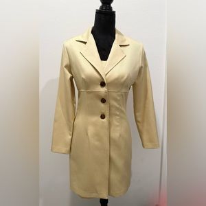 Alyn Paige Vintage Suit Dress in Yellow